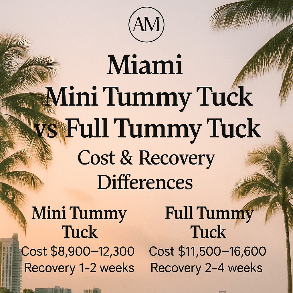 Miami Mini Tummy Tuck vs Full Tummy Tuck — Cost & Recovery Differences